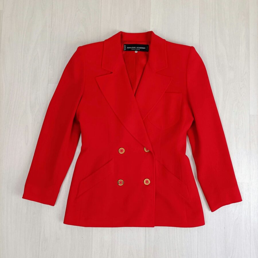 tailleur rosso Natale