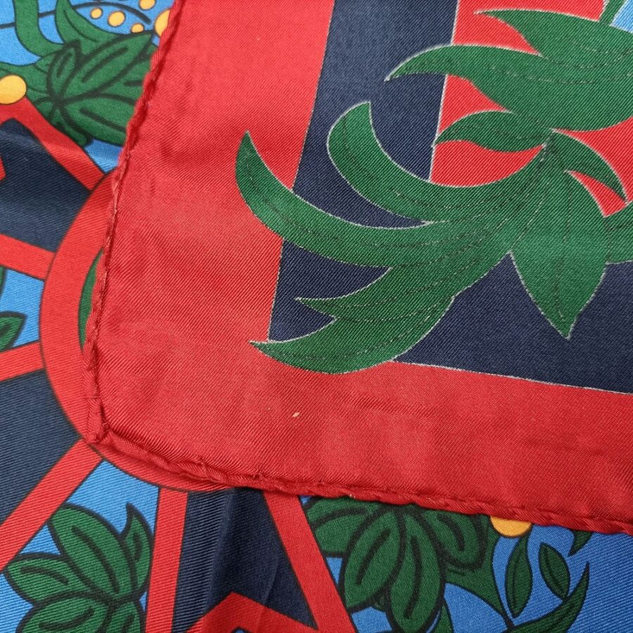 Foulard Roberta di Camerino in seta vintage anni '80 - immagine 6