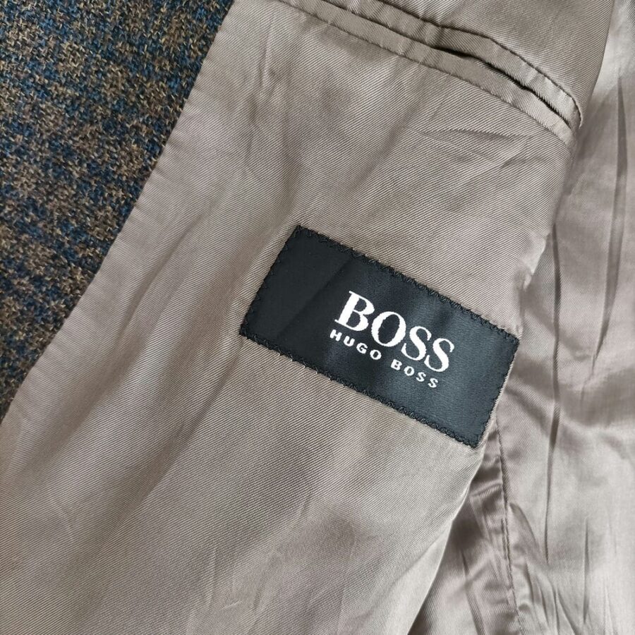 Giacca marrone da uomo vintage Hugo Boss