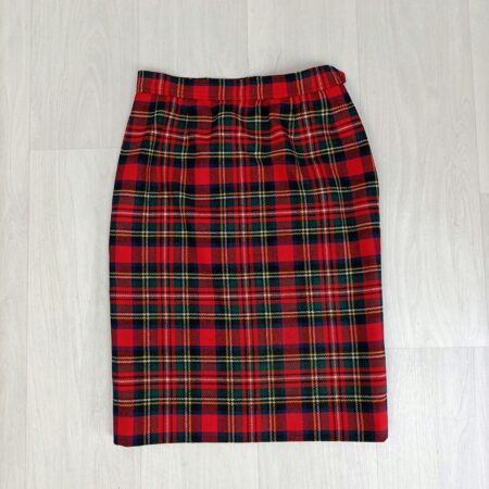 Gonna tubino lana tartan