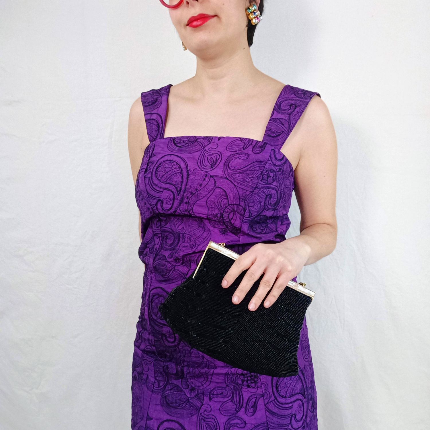 Borsa anni '40 con dettaglio in madreperla - immagine 2