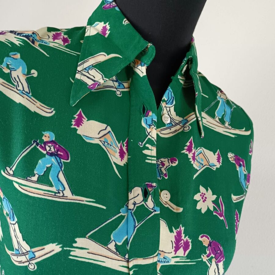 women 70s vintage shirt