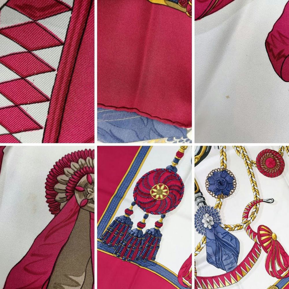 Foulard Hermes vintage Frontaux et Cocardes 1968 - immagine 4