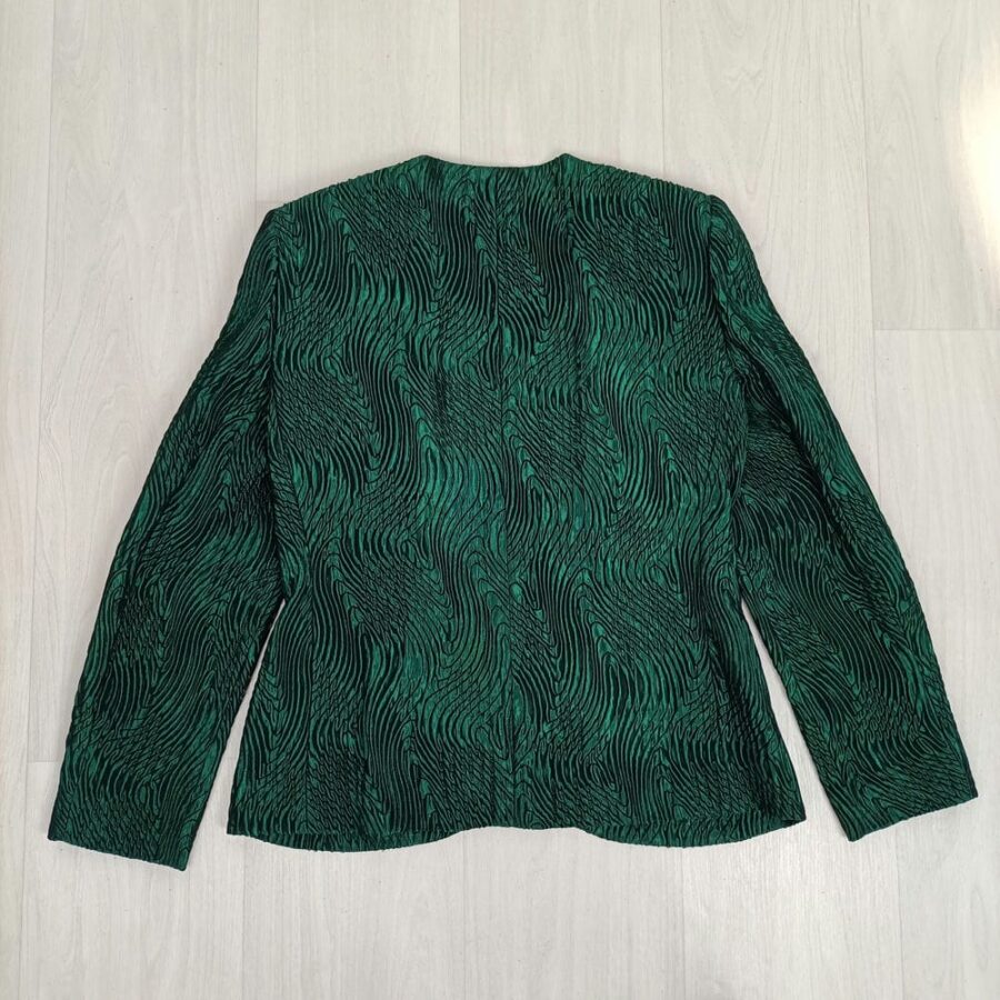 emerald green vintage jacket