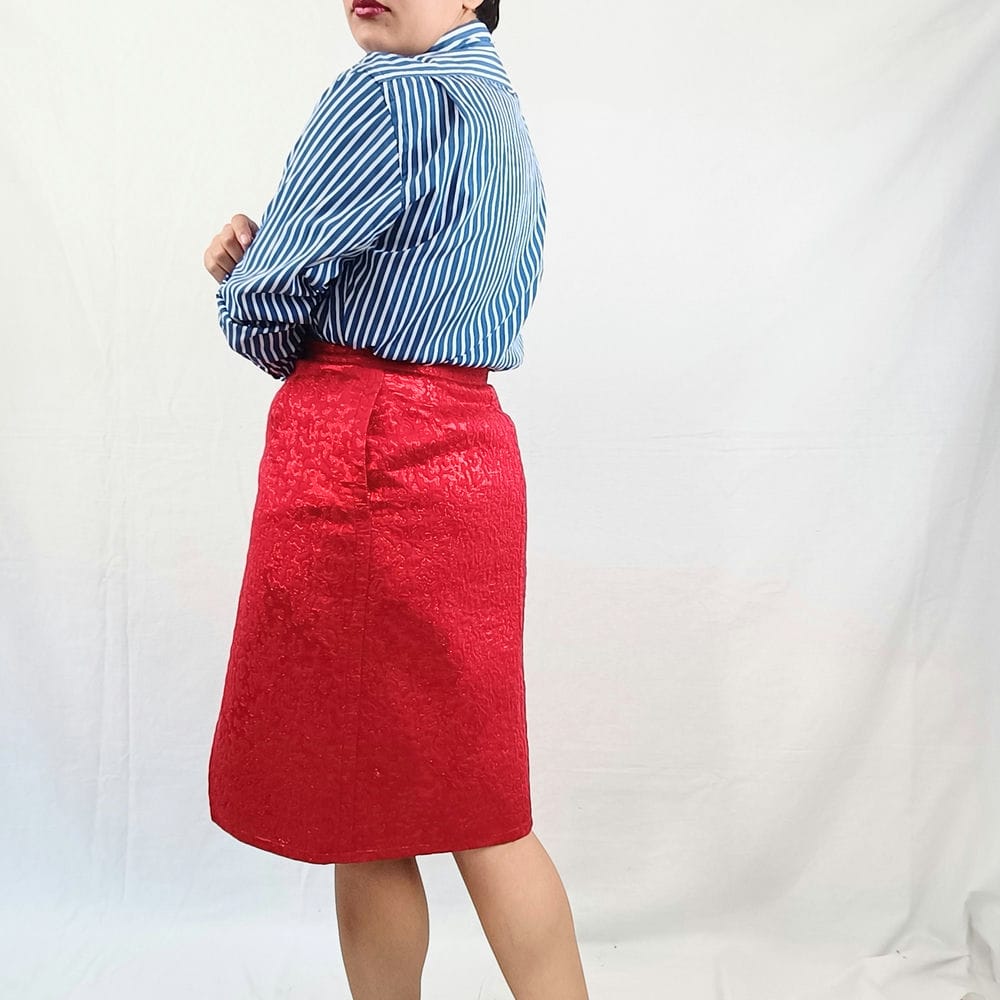 gonna rossa damascata