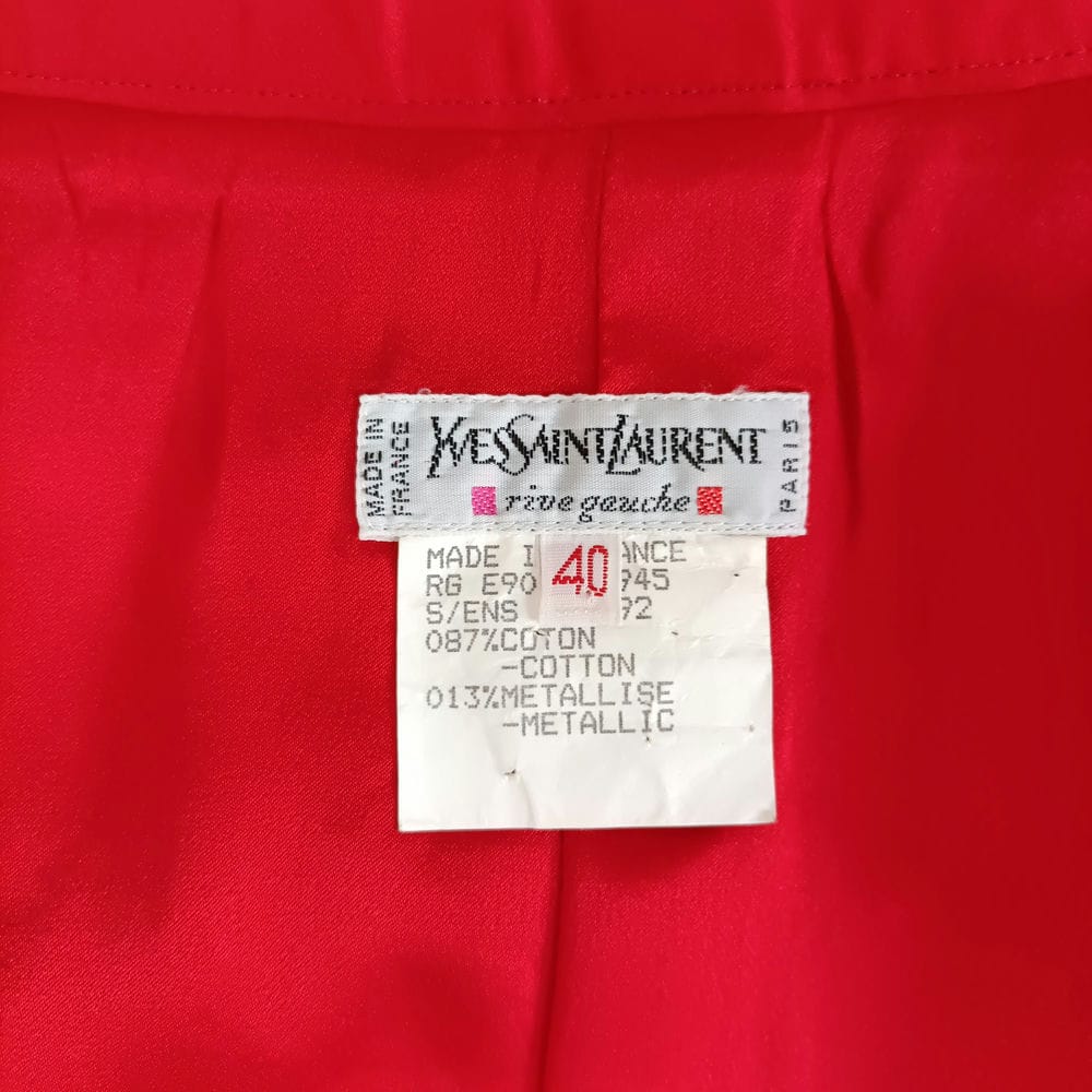 ysl vintage skirt