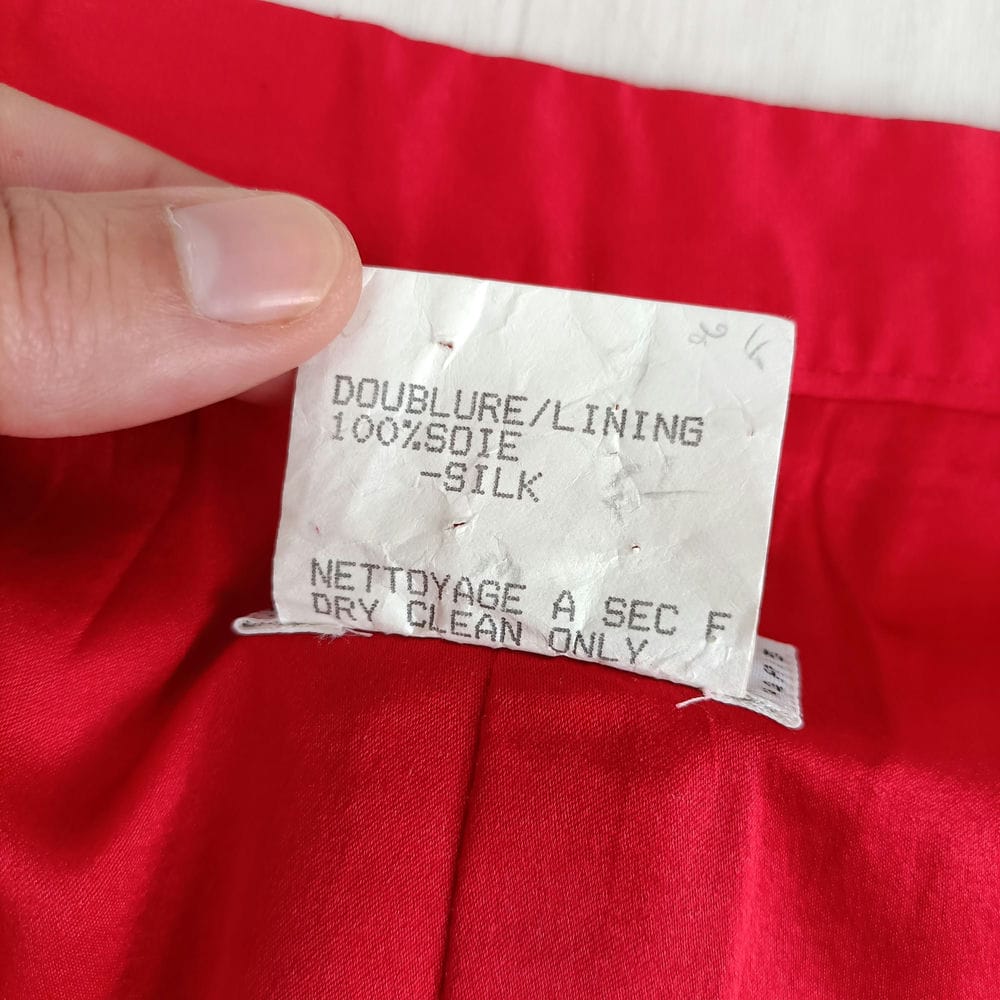 gonna rossa damascata