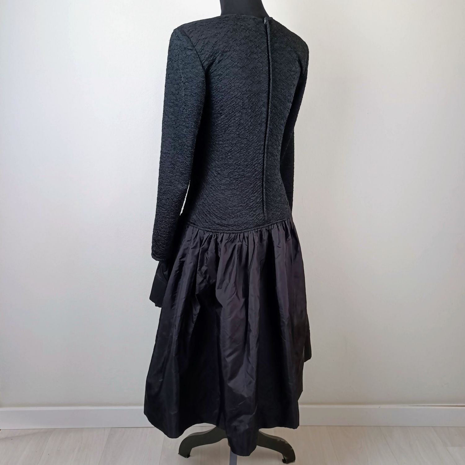 vestito nero party anni 80