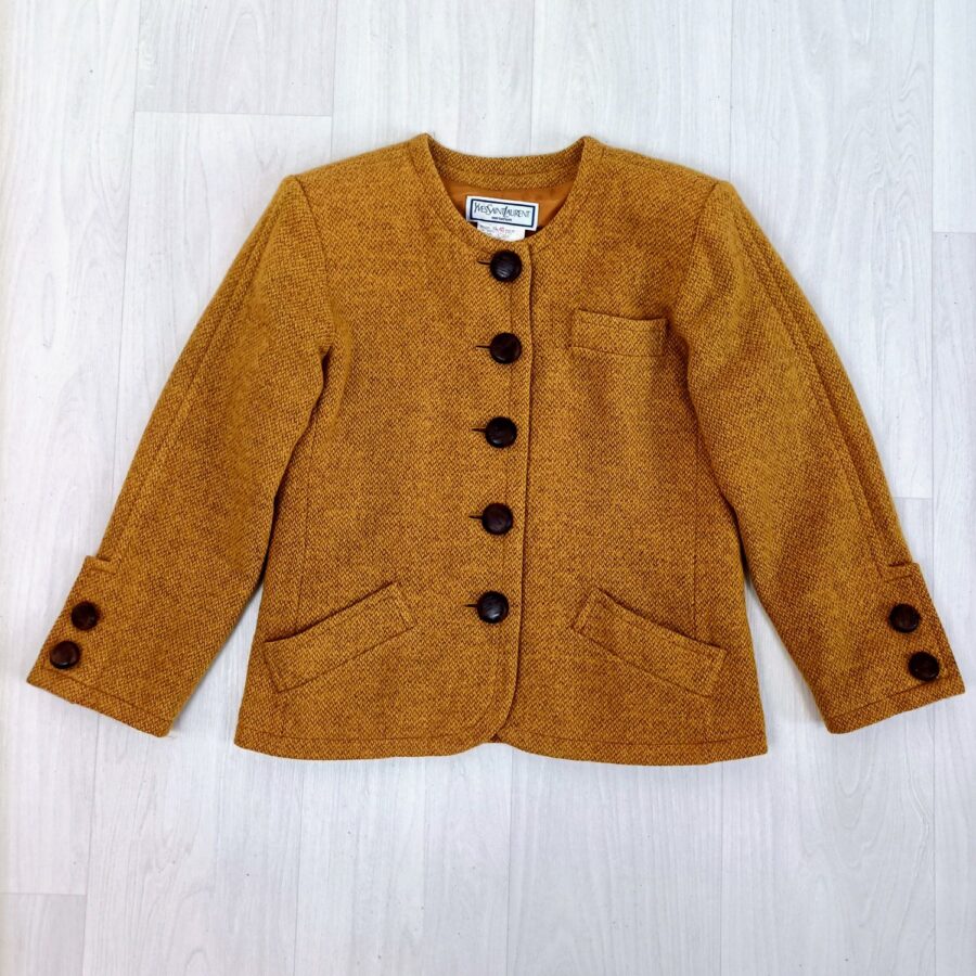 Giacca giallo senape
