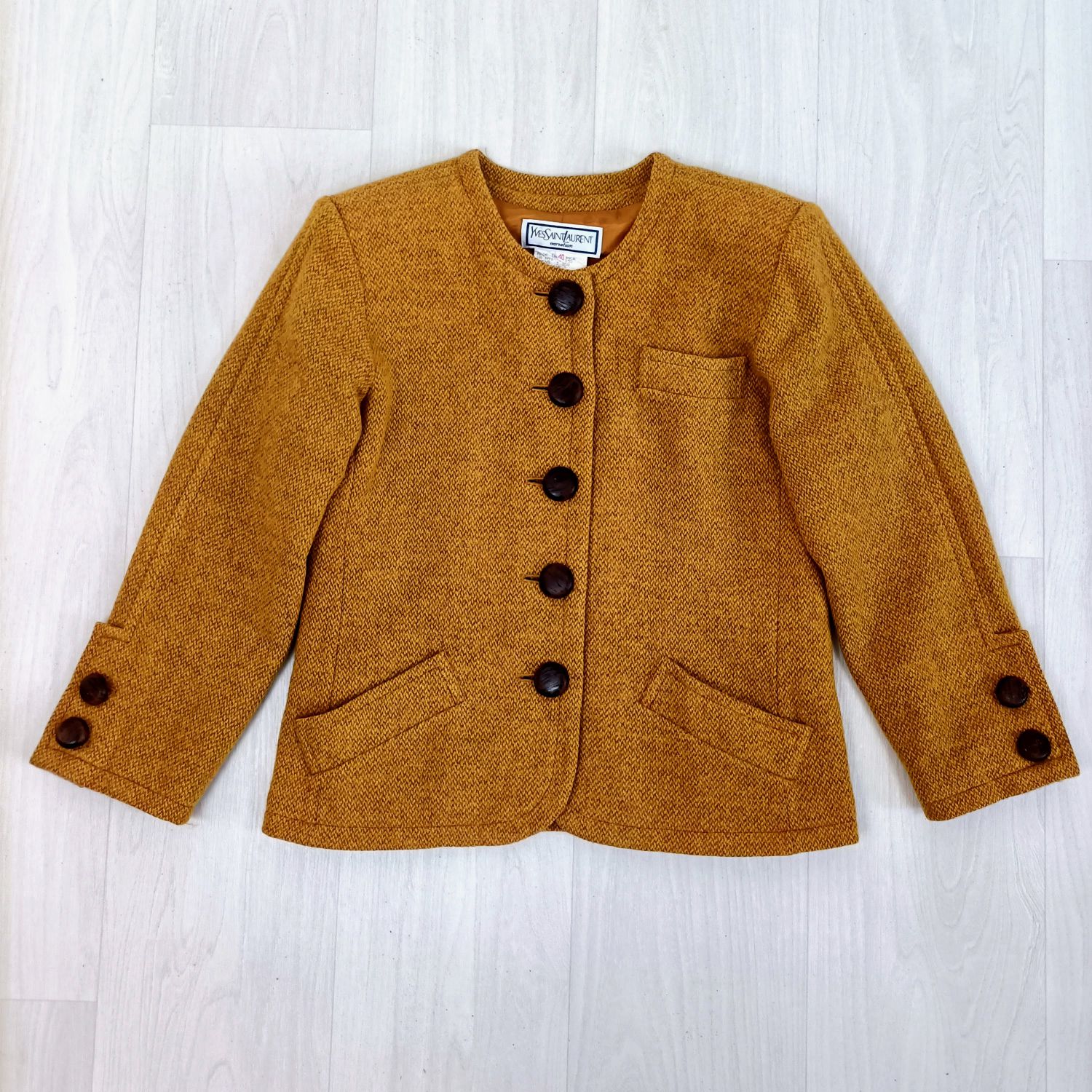 Giacca giallo senape