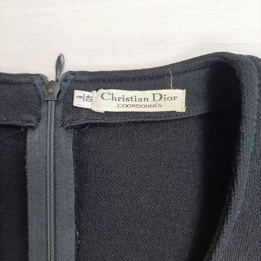 Christian Dior tubino nero