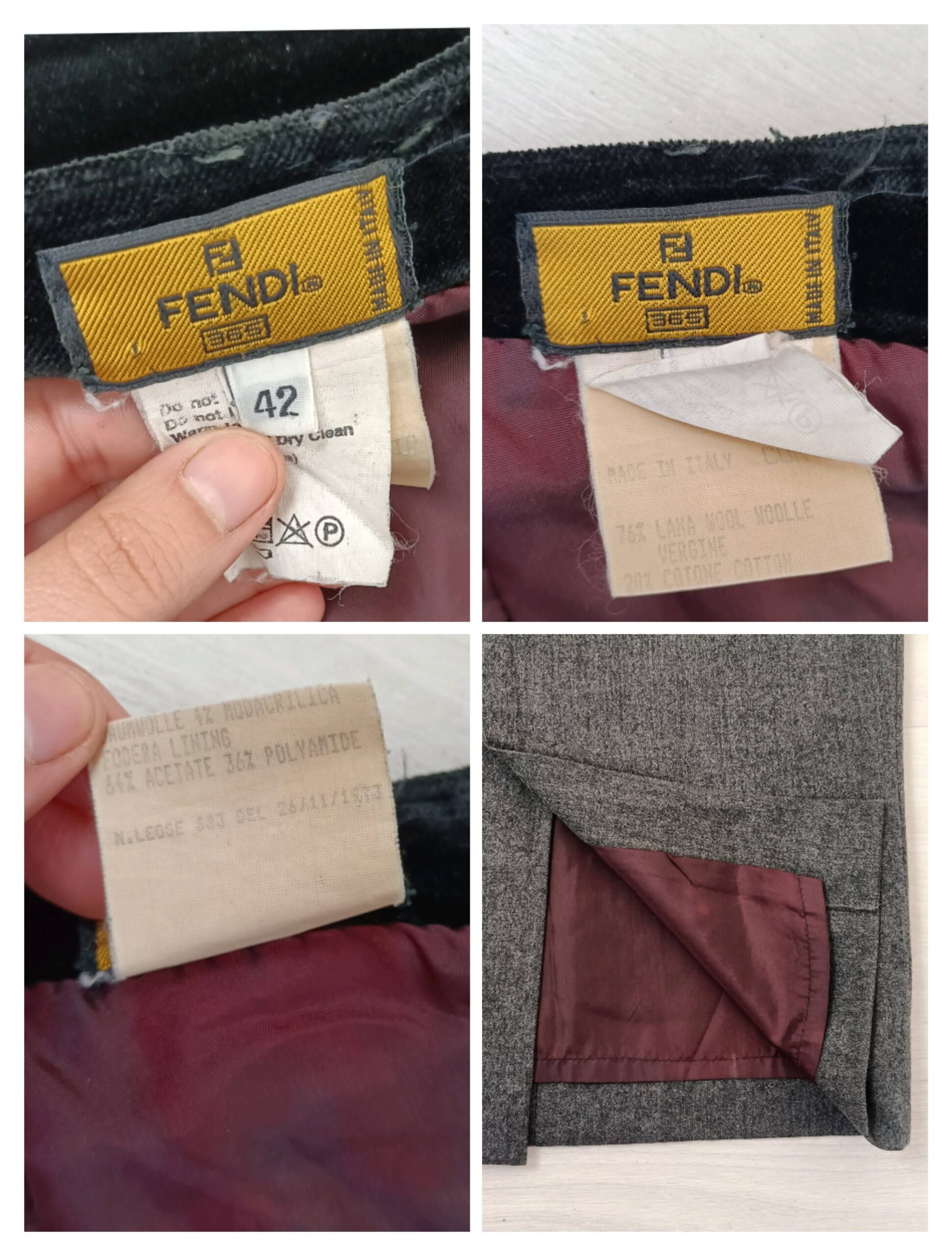 wool gray vintage skirt