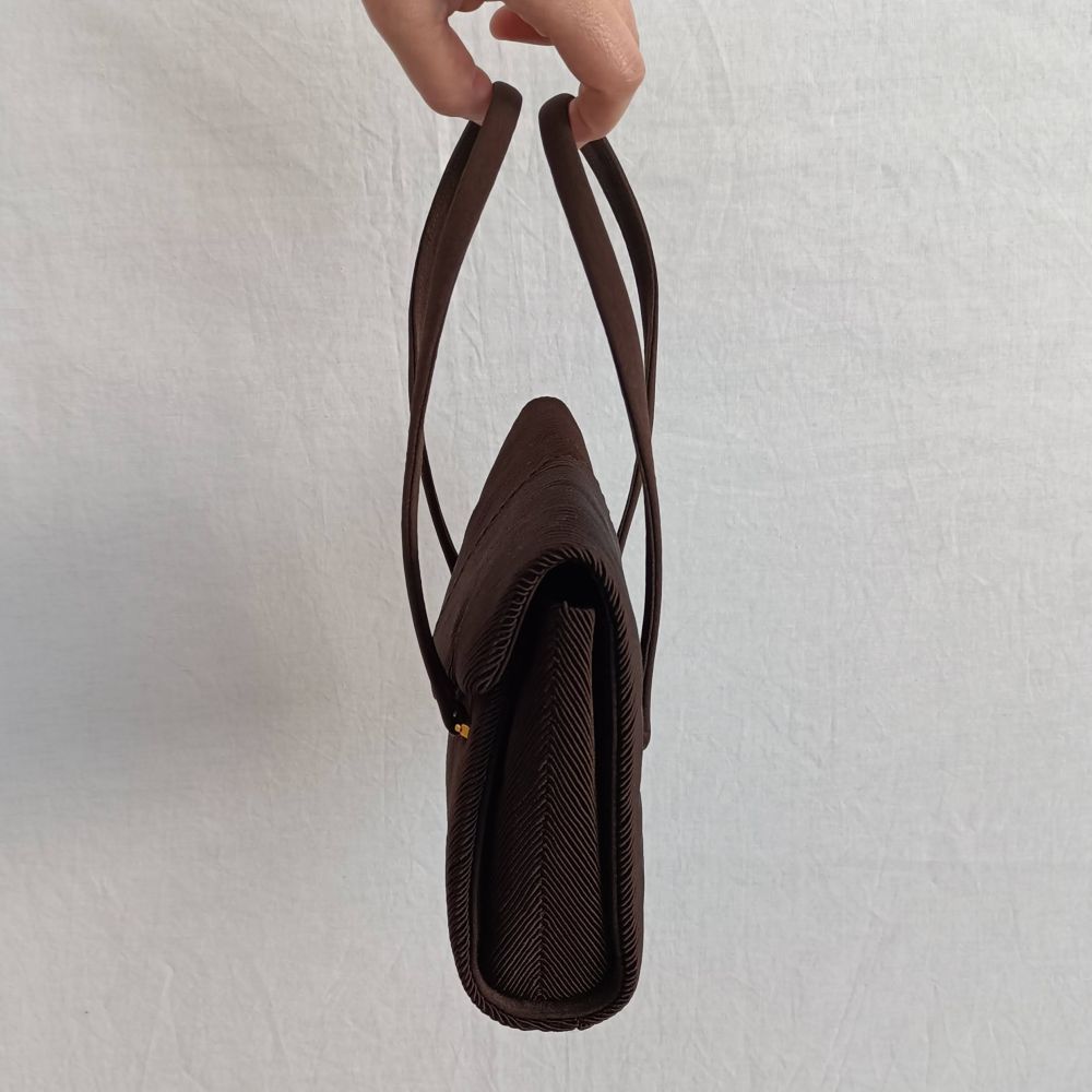 pochette vintage marrone