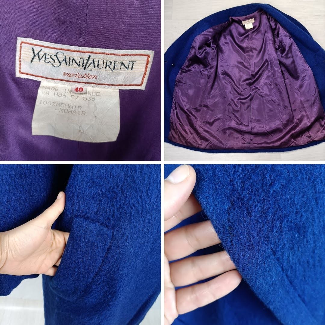 Cappotto Saint Laurent in mohair