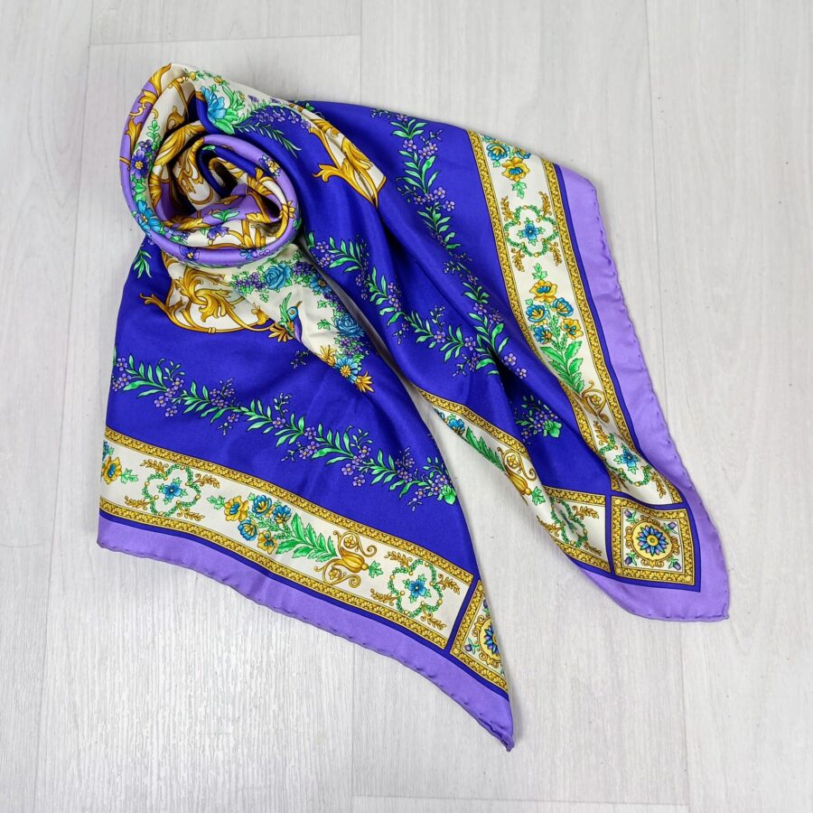foulard lilla vintage