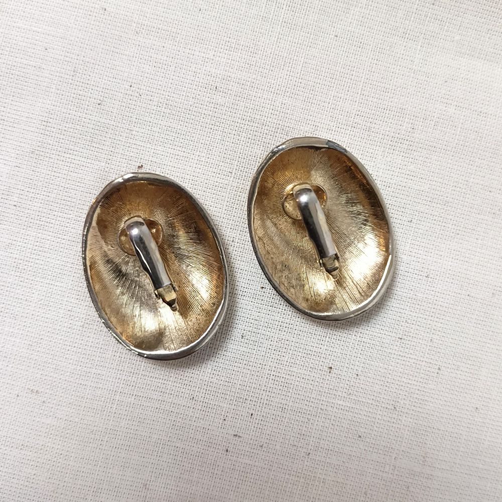 vintage red earrings