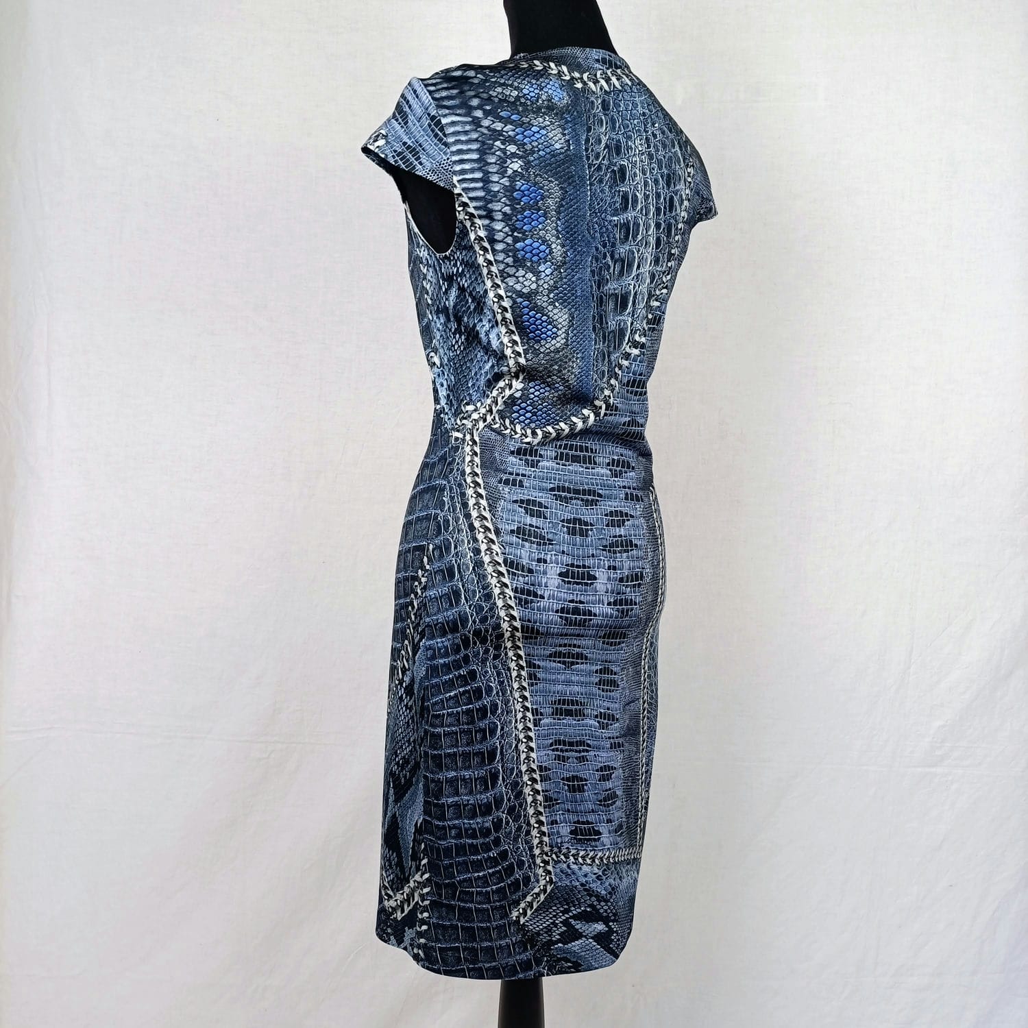 Vestito Cavalli stampa rettile
