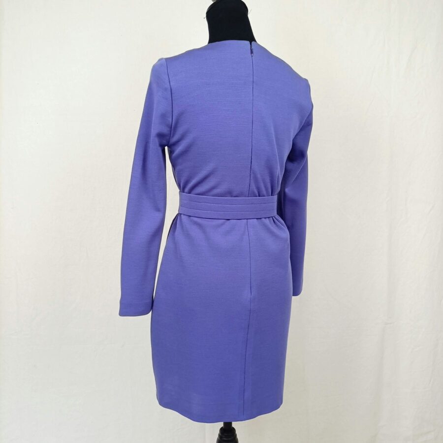 vestito tubino viola