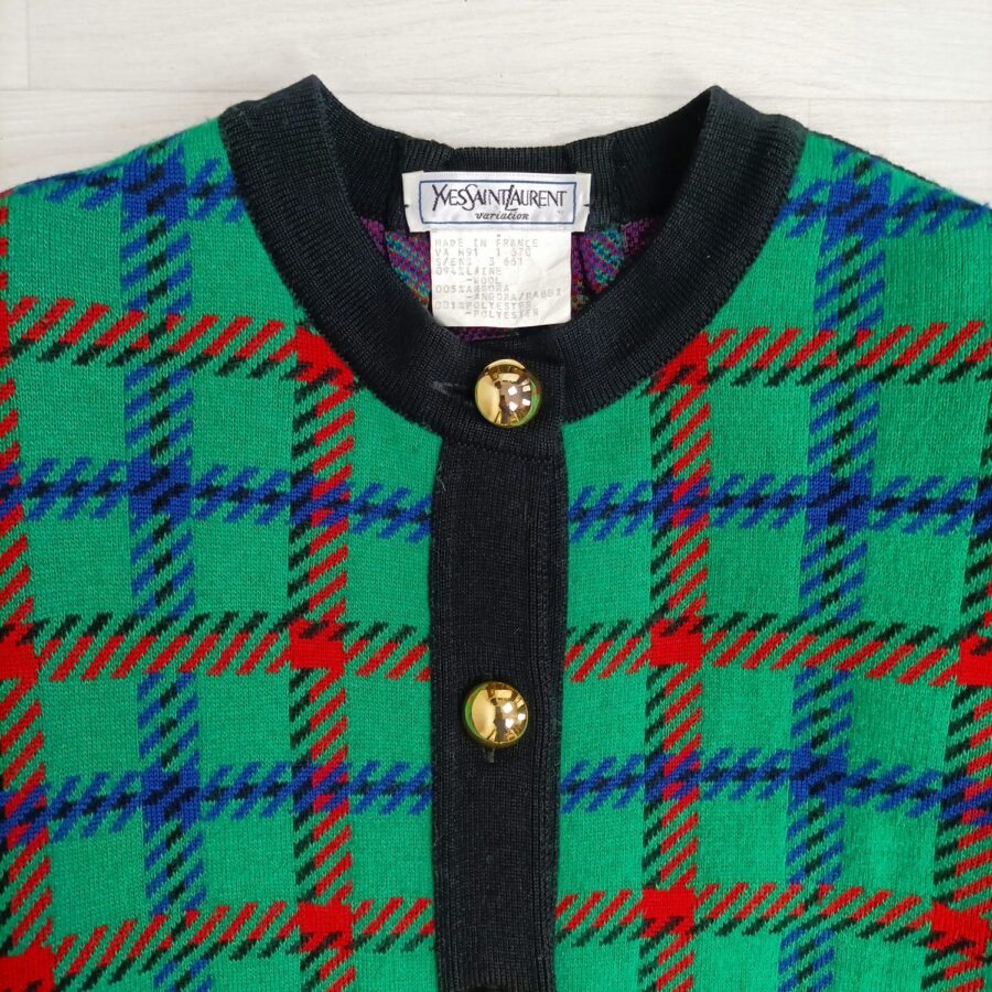 Saint Laurent giacca tricot anno 1991