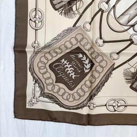 Foulard Hermes vintage Cliquetis