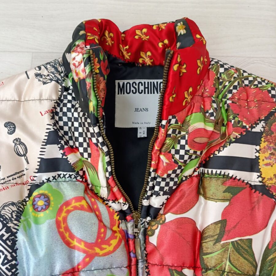 Moschino 1992 piumino fashion fashoff