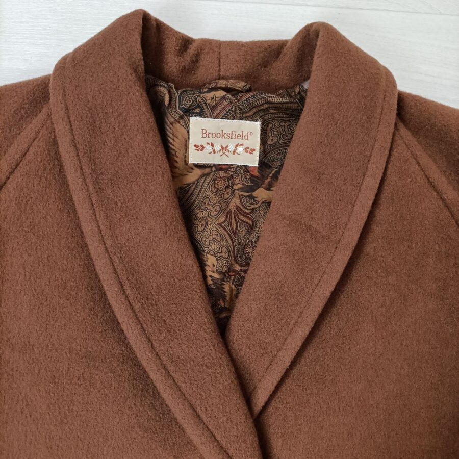 cappotto vintage marrone