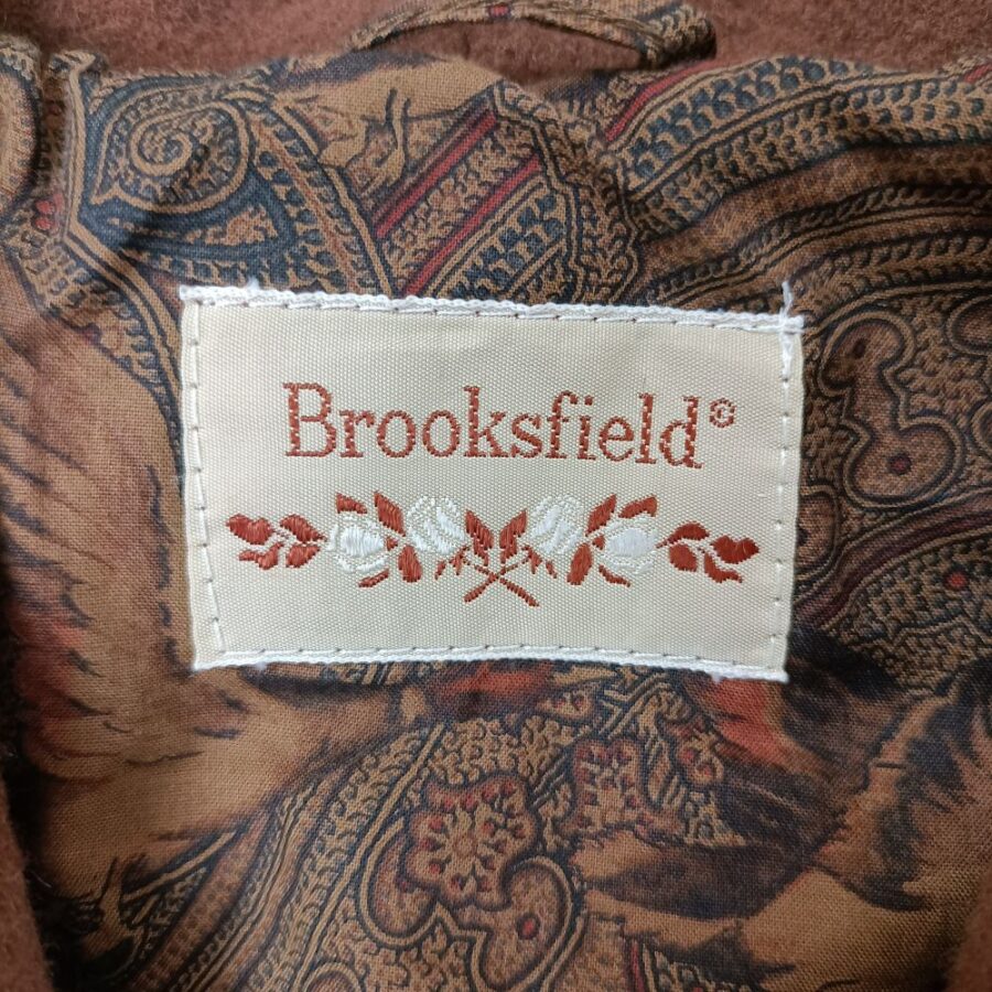 Cappotto marrone da donna Brooksfield vintage 80s