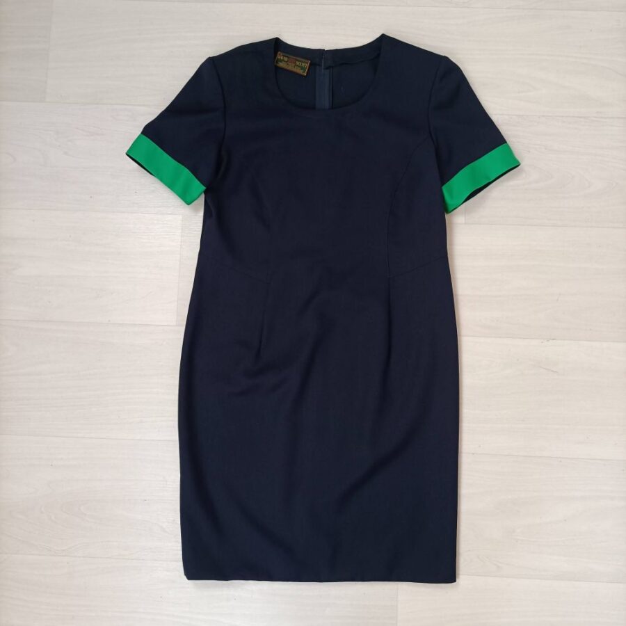 completo donna blu e e verde