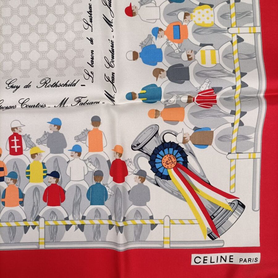 foulard seta celine