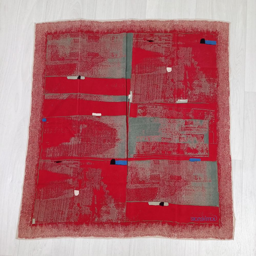 foulard rosso vintage