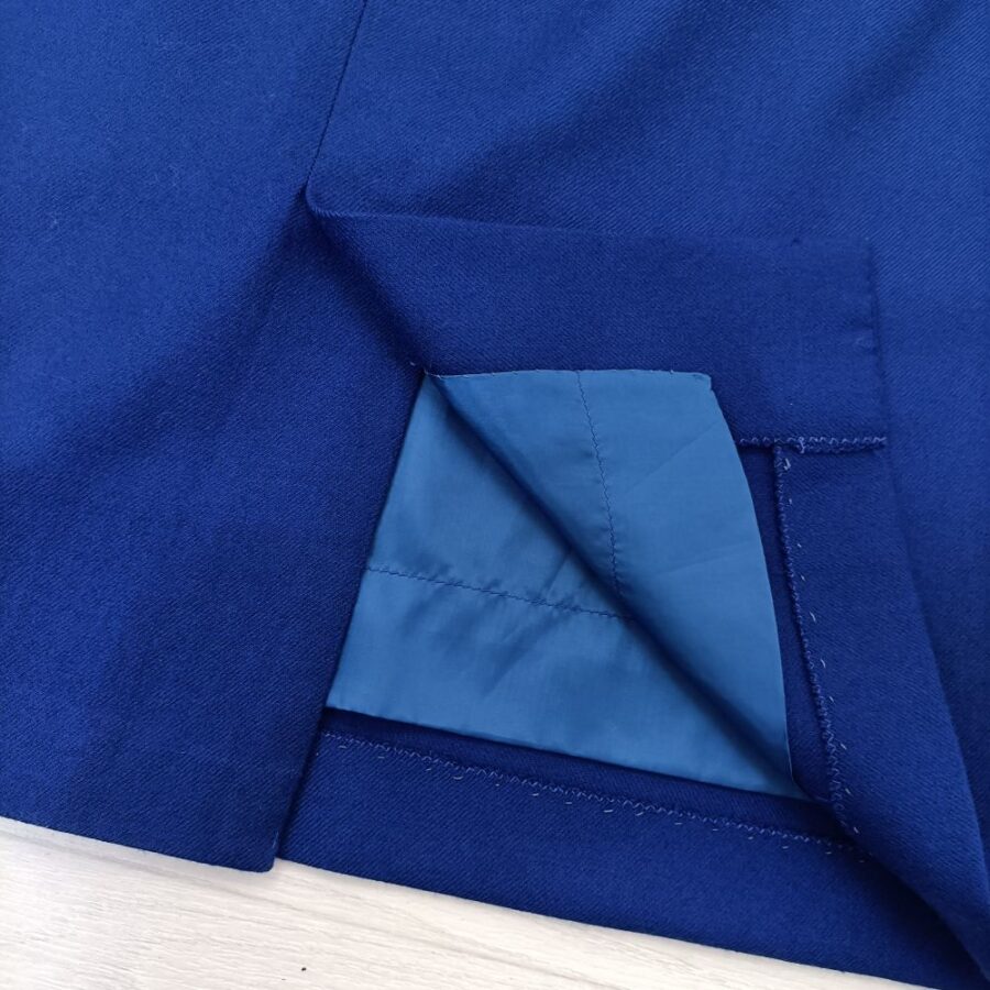 vintage blue skirt
