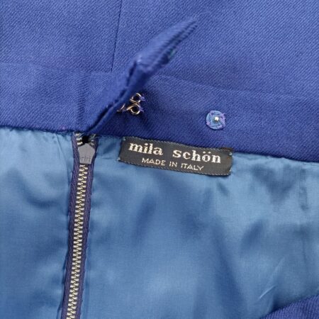 Gonna blu elettrico Mila Schon