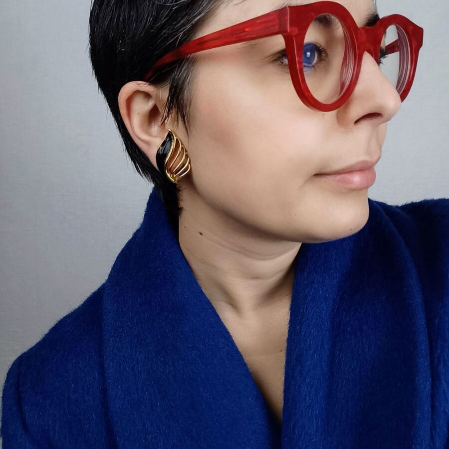 vintage earrings 70s