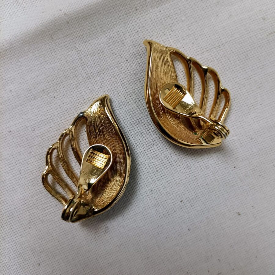 wings haped earrings