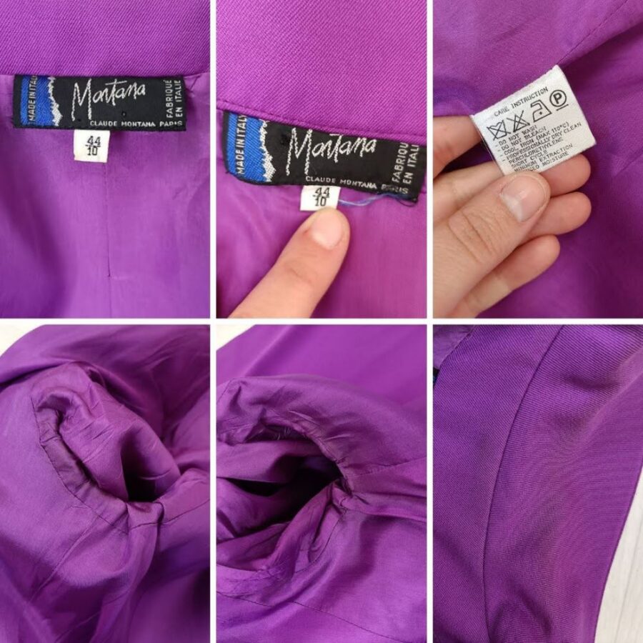 violet outfit