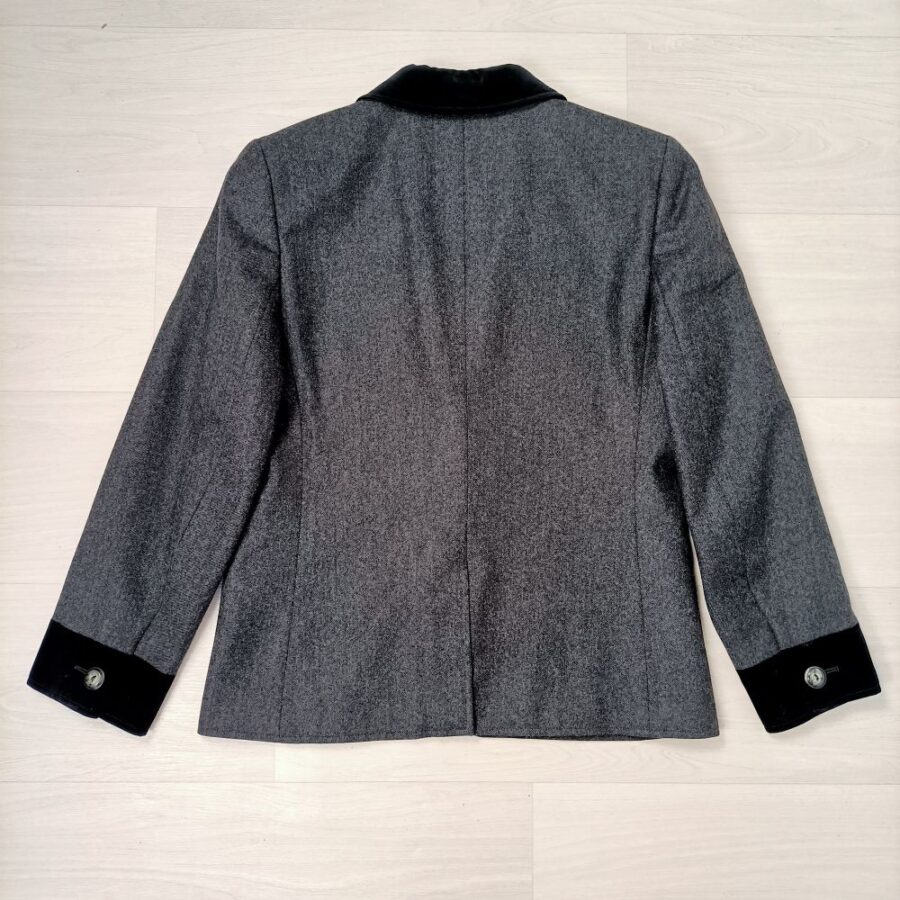 giacca grigia donna vintage