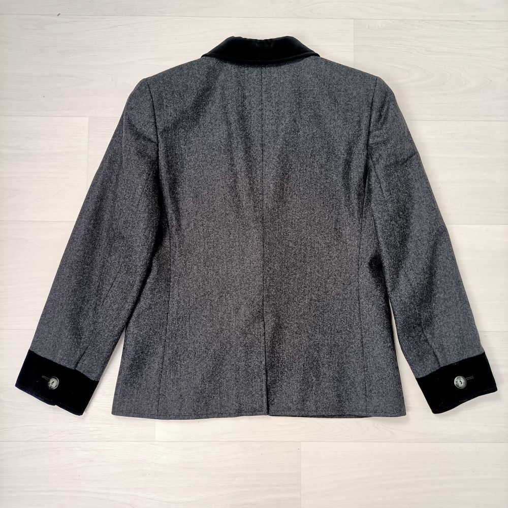 giacca grigia donna vintage