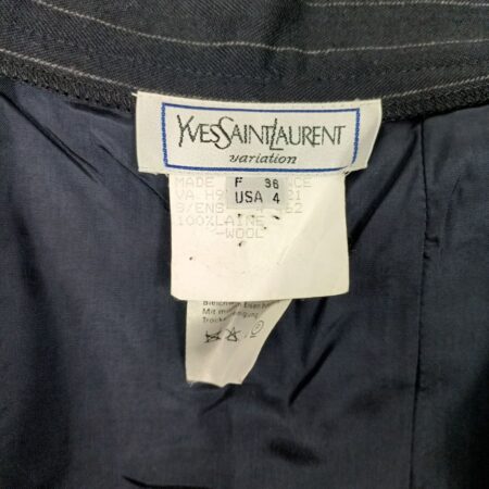 Tailleur Yves Saint Laurent gessato