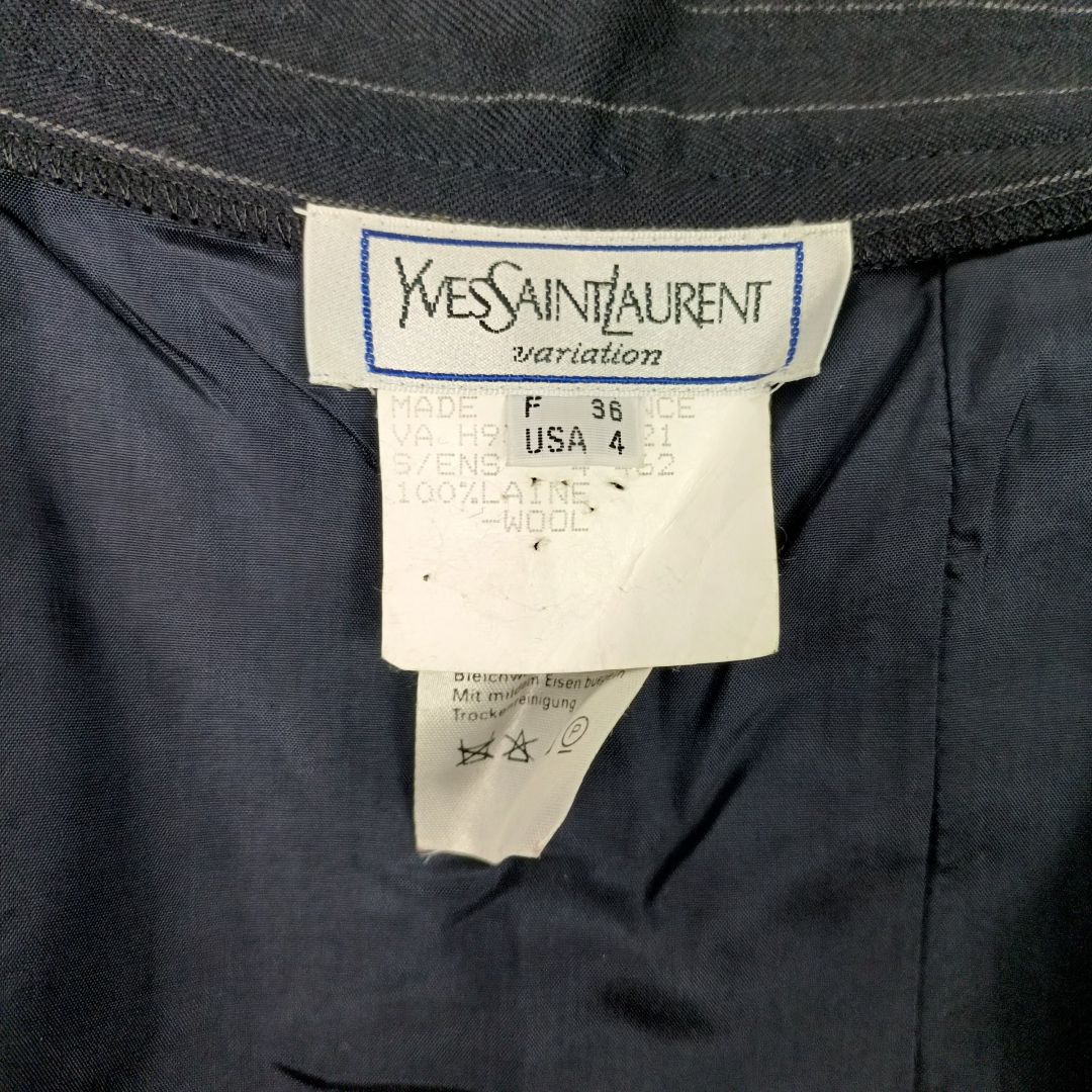 Tailleur Yves Saint Laurent gessato