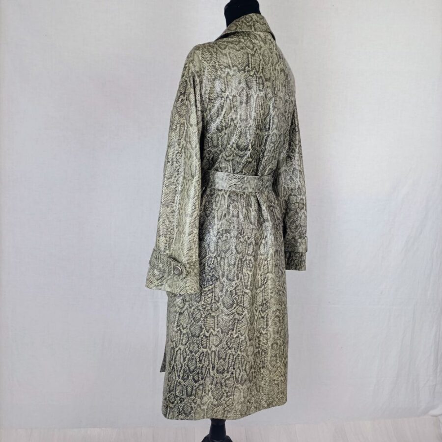 cappotto in pelle vintage