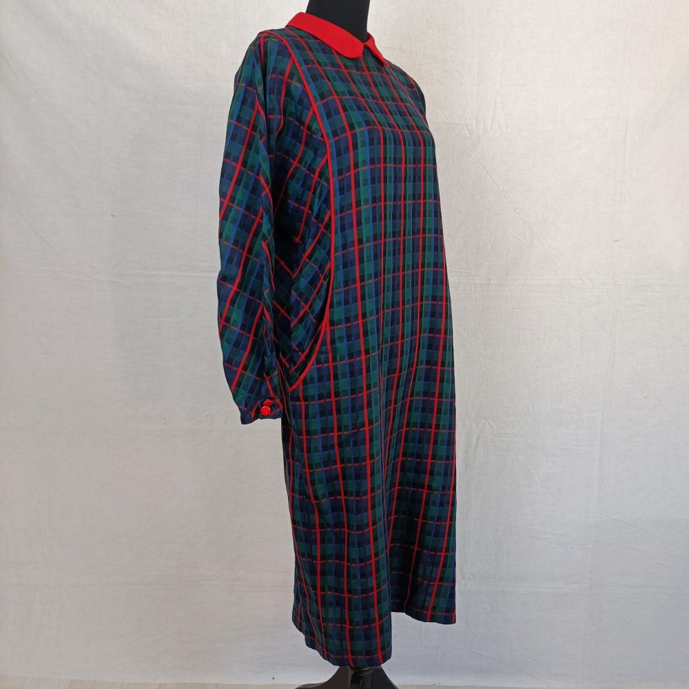 plaid vintage dress