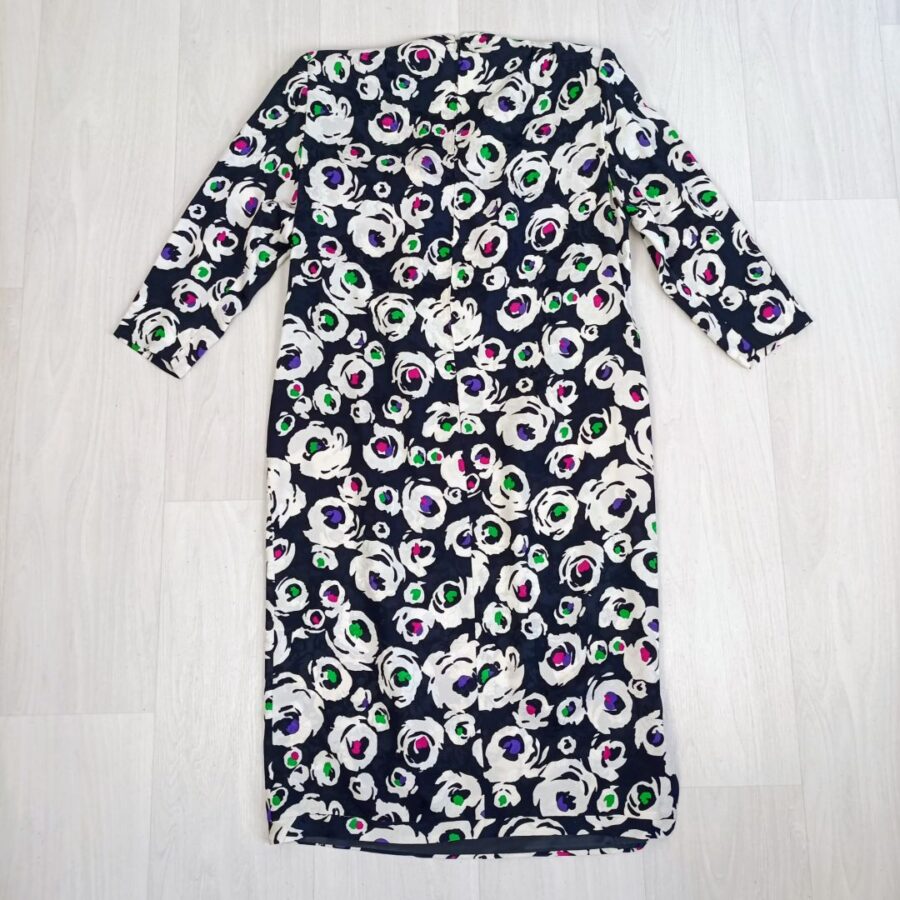 vestito fiori anni 80