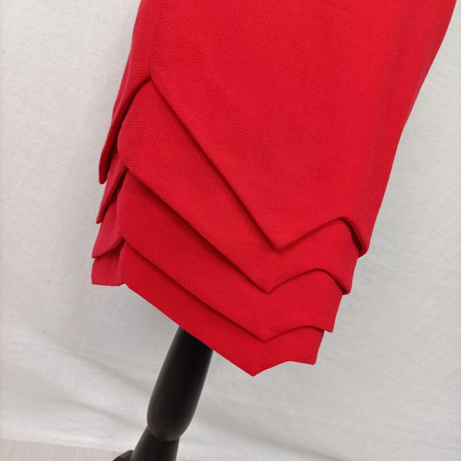 vintage red skirt