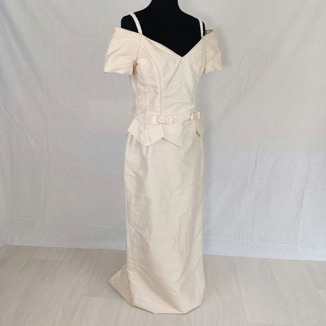 abito lungo da sposa