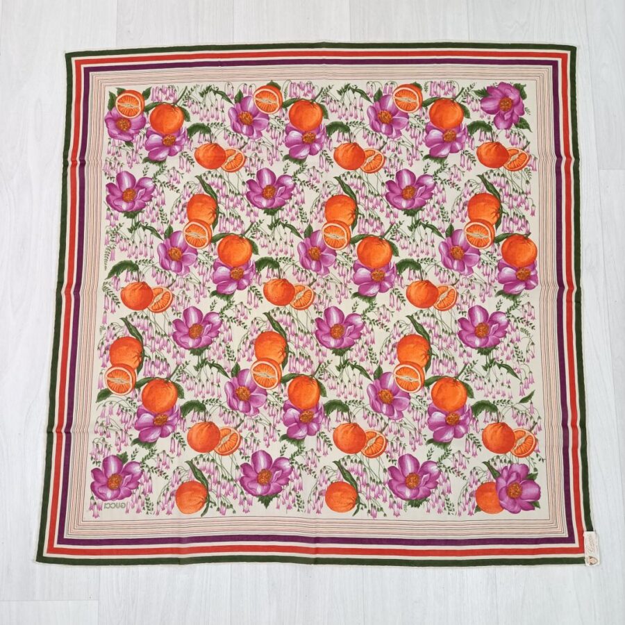 foulard cotone vintage