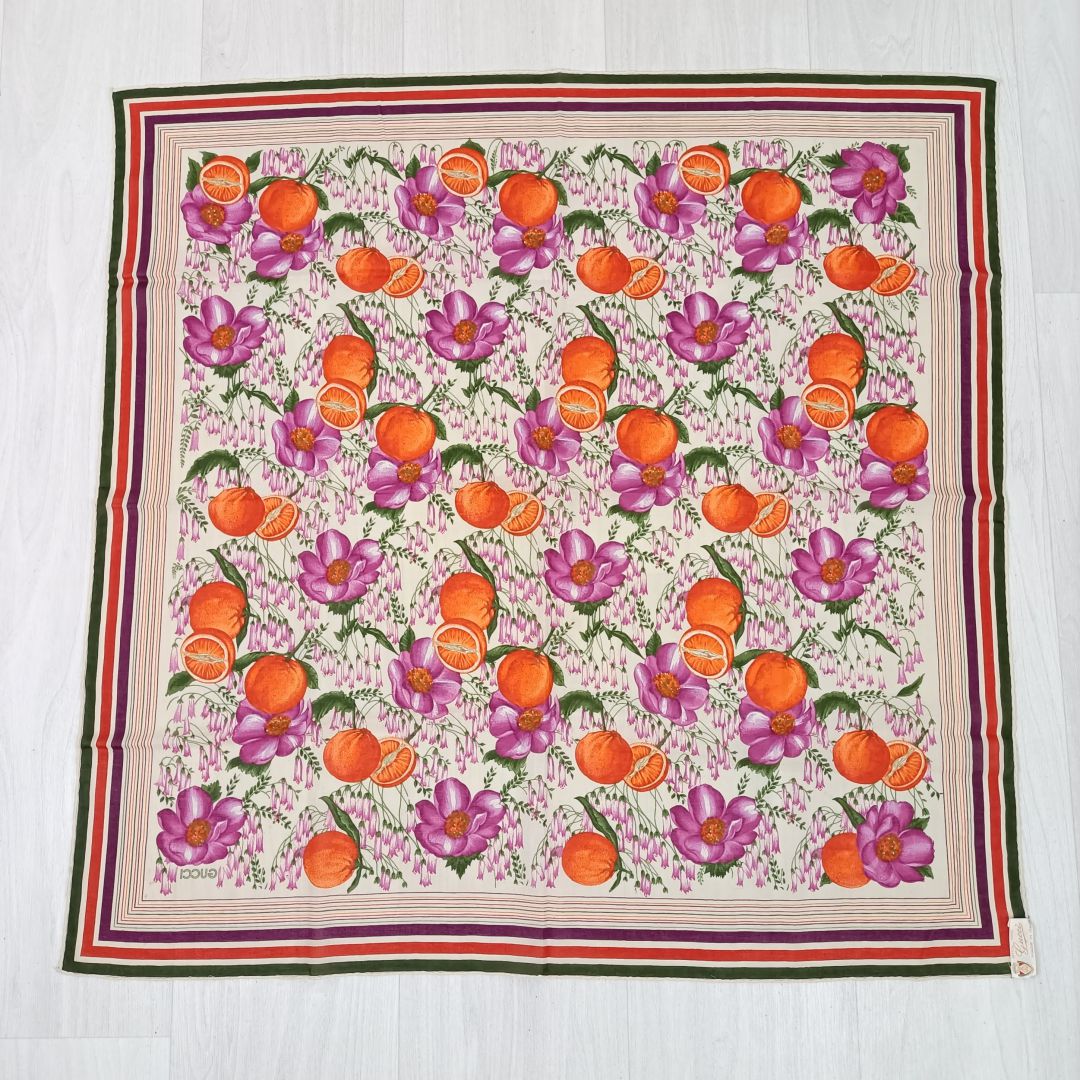 foulard cotone vintage