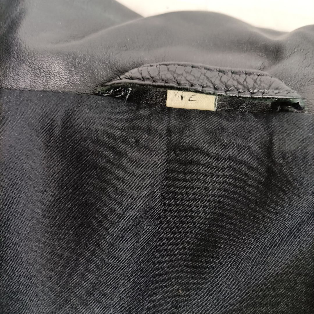 giacca pelle uomo vintage