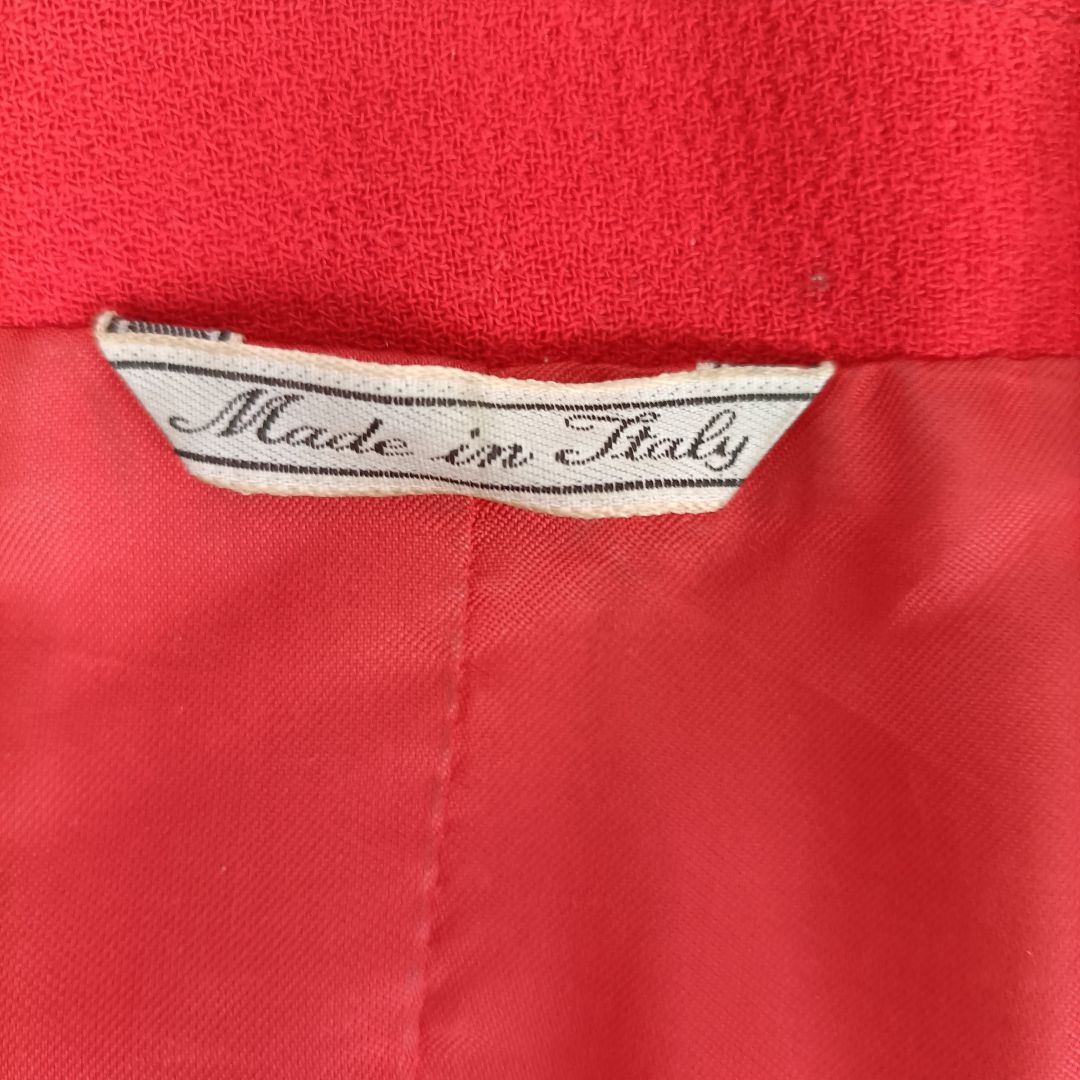 giacca rossa vintage