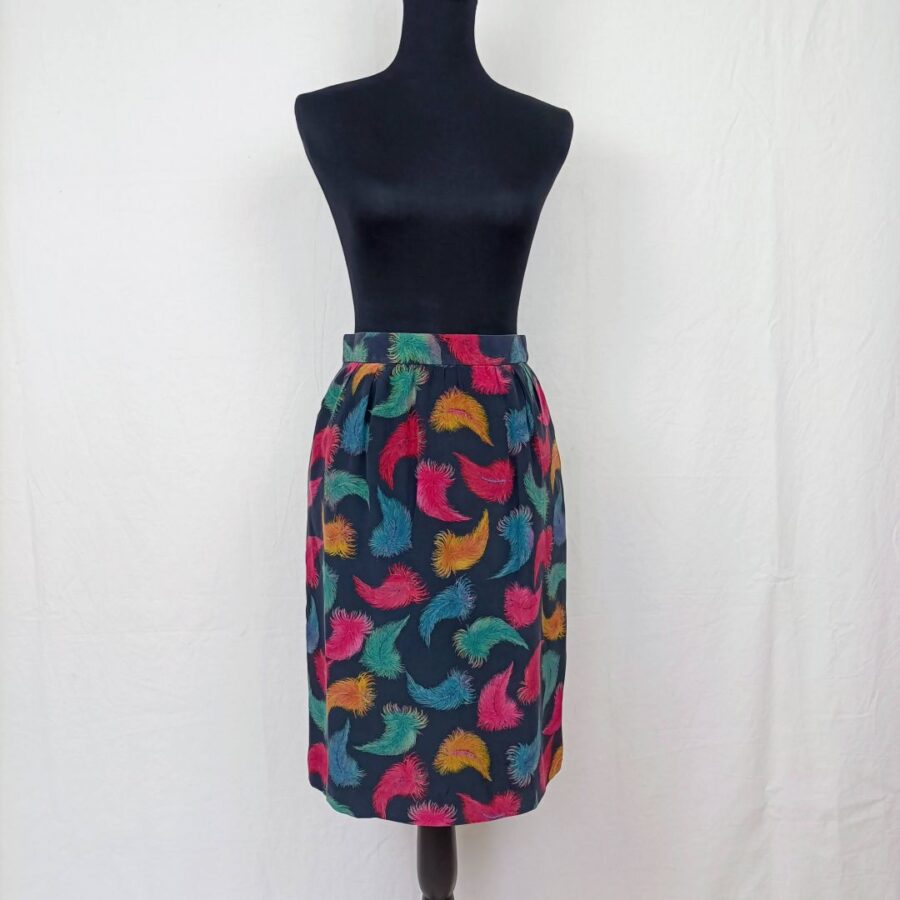 glam skirt 80s