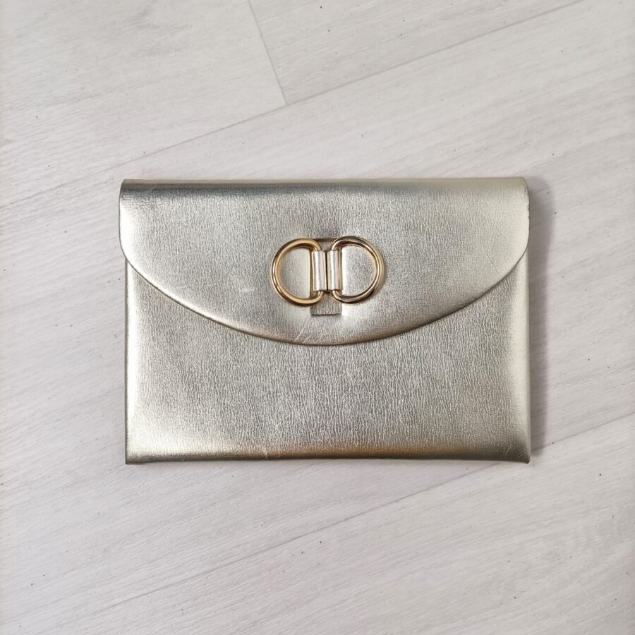 Pochette platino da cerimonia vintage anni 60